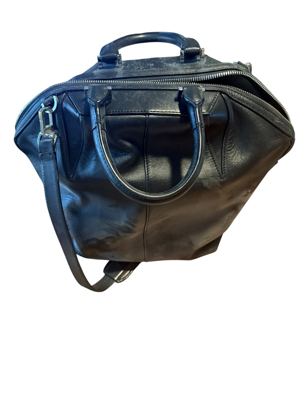 Alexander Wang Black Leather Satchel Shoulder Bag
